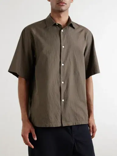 Kaptain Sunshine Cotton and Silk-Blend Shirt - Men | Thumbnail 3 Kaptain Sunshine Cotton and Silk-Blend Shirt - Men | Thumbnail 3
