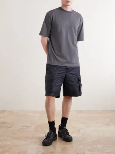 Stone Island Logo-Detailed Organic Cotton-Jersey T-Shirt - Men | Thumbnail 2 Stone Island Logo-Detailed Organic Cotton-Jersey T-Shirt - Men | Thumbnail 2
