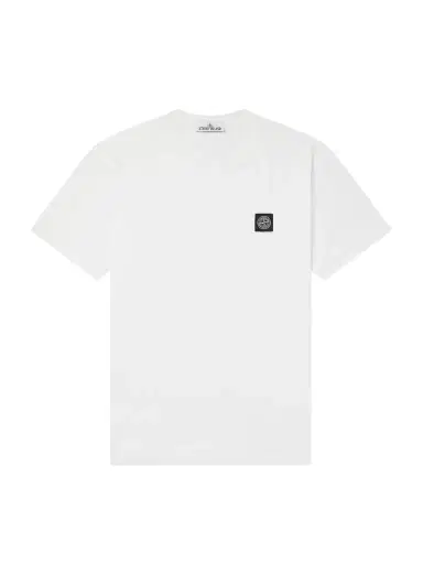 Stone Island Logo-Appliquéd Garment-Dyed Cotton-Jersey T-Shirt - Men | Thumbnail 1 Stone Island Logo-Appliquéd Garment-Dyed Cotton-Jersey T-Shirt - Men | Thumbnail 1