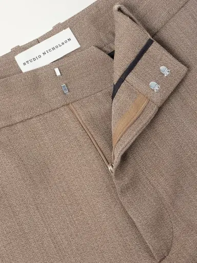 Studio Nicholson Fume Tapered Wool Suit Trousers - Men | Thumbnail 6 Studio Nicholson Fume Tapered Wool Suit Trousers - Men | Thumbnail 6