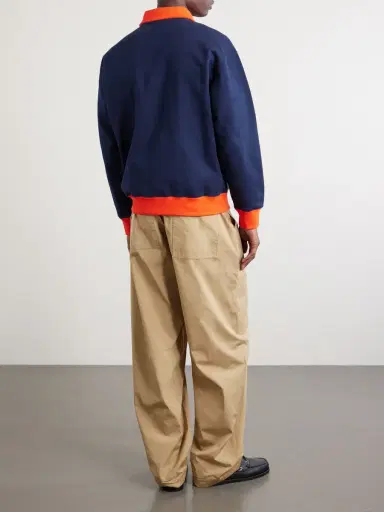 Aimé Leon Dore Logo-Embroidered Cotton-Jersey Half-Zip Sweatshirt - Men | Thumbnail 4 Aimé Leon Dore Logo-Embroidered Cotton-Jersey Half-Zip Sweatshirt - Men | Thumbnail 4