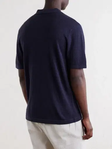 Onia Linen Polo Shirt - Men | Thumbnail 4