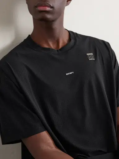 Satisfy Embellished Space-O™ Mesh T-shirt - Men | Thumbnail 5
