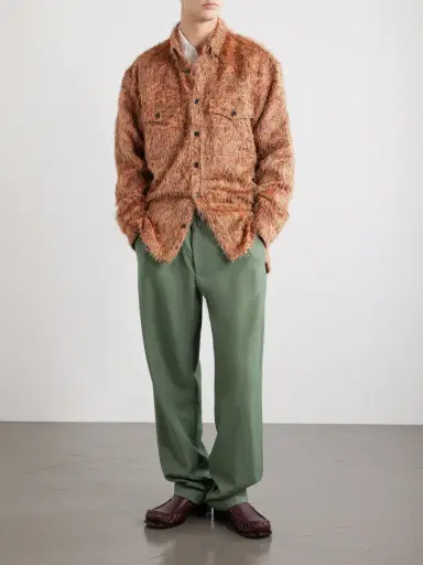Dries Van Noten Penny Straight-Leg Wool Trousers - Men | Thumbnail 2
