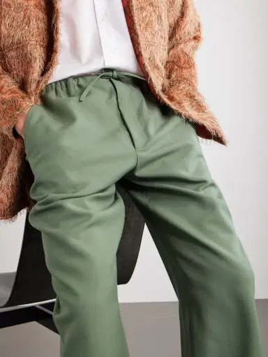 Dries Van Noten Penny Straight-Leg Wool Trousers - Men | Thumbnail 5