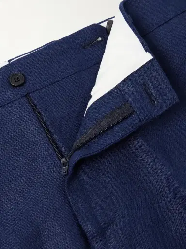 Anderson & Sheppard Straight-Leg Linen Shorts - Men | Thumbnail 6 Anderson & Sheppard Straight-Leg Linen Shorts - Men | Thumbnail 6