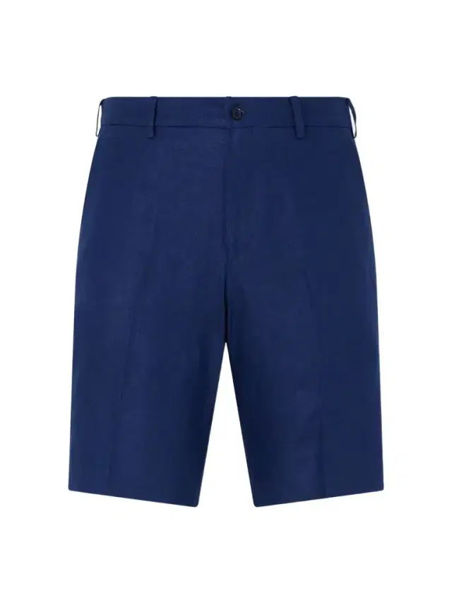 Straight-Leg Linen Shorts - Men Straight-Leg Linen Shorts - Men
