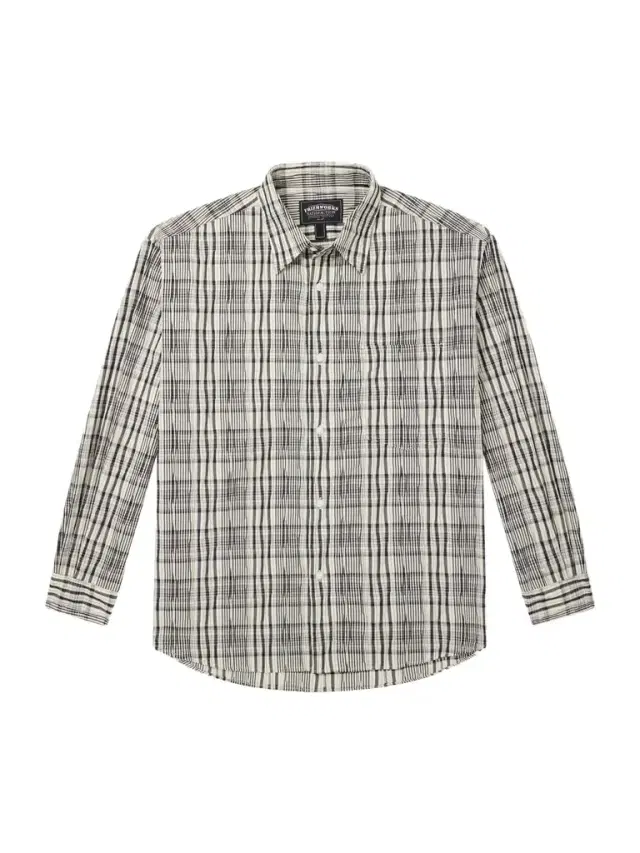 FrizmWORKS Striped Crinkled Cotton-Blend Shirt - Men