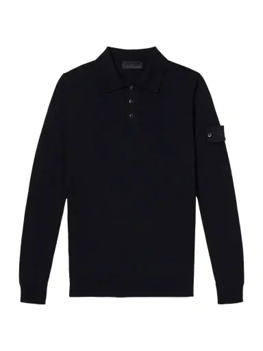 Stone Island STONE ISLAND GHOST Virgin Wool Polo Shirt - Men | Thumbnail 1 Stone Island STONE ISLAND GHOST Virgin Wool Polo Shirt - Men | Thumbnail 1