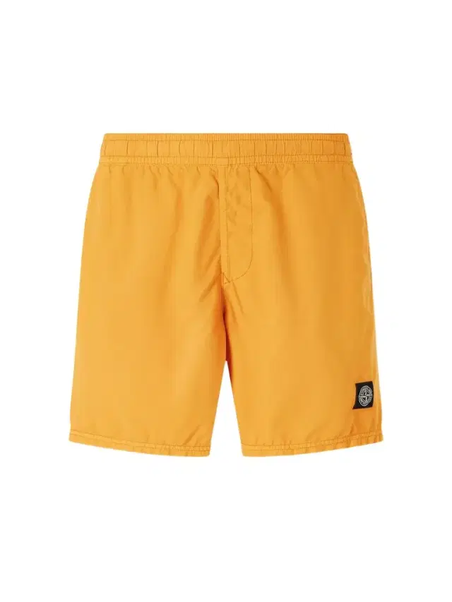 Stone Island Straight-Leg Mid-Length Logo-Print Shell Swim Shorts - Men