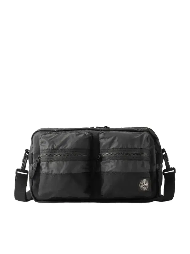 Stone Island Logo-Appliquéd Coated Cotton-Ripstop Messenger Bag - Men