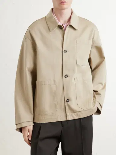 JW Anderson Logo-Embroidered Cotton-Twill Jacket - Men | Thumbnail 3 JW Anderson Logo-Embroidered Cotton-Twill Jacket - Men | Thumbnail 3