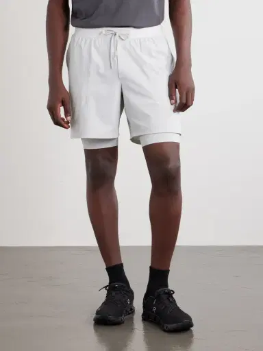 lululemon License to Train Straight-Leg Layered 7" Stretch Recycled-Shell and Jersey Drawstring Shorts - Men | Thumbnail 3