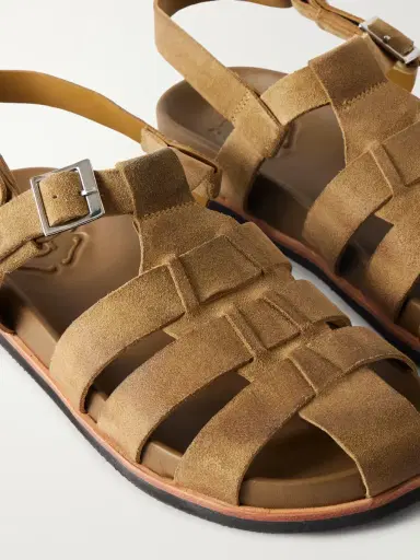 Grenson Quinton Suede Fisherman Sandals - Men | Thumbnail 4 Grenson Quinton Suede Fisherman Sandals - Men | Thumbnail 4
