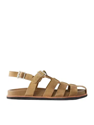 Grenson Quinton Suede Fisherman Sandals - Men | Thumbnail 1 Grenson Quinton Suede Fisherman Sandals - Men | Thumbnail 1