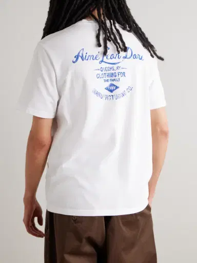 Aimé Leon Dore Clothier Logo-Print Cotton-Jersey T-Shirt - Men | Thumbnail 4 Aimé Leon Dore Clothier Logo-Print Cotton-Jersey T-Shirt - Men | Thumbnail 4