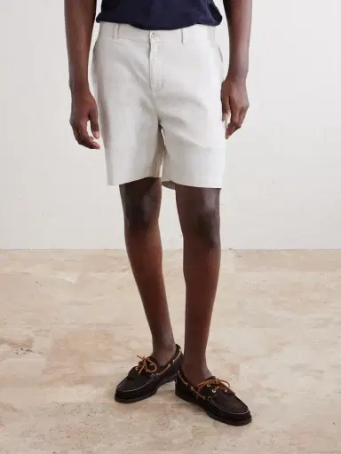 Onia Straight-Leg Linen-Blend Shorts - Men | Thumbnail 3