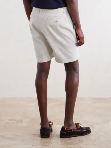 Onia Straight-Leg Linen-Blend Shorts - Men | Thumbnail 4