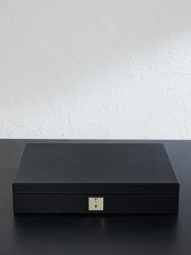 Smythson Panama Cross-Grain Leather Poker Set - Men