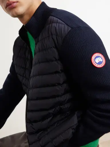 Canada Goose HyBridge Slim-Fit Quilted Down Shell and Merino Wool Jacket - Men | Thumbnail 5 Canada Goose HyBridge Slim-Fit Quilted Down Shell and Merino Wool Jacket - Men | Thumbnail 5