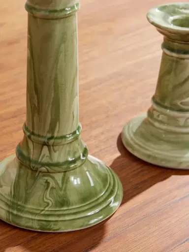 The Conran Shop Earthenware Candlestick - Men | Thumbnail 3 The Conran Shop Earthenware Candlestick - Men | Thumbnail 3