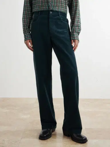 Dries Van Noten Straight-Leg Cotton-Corduroy Trousers - Men | Thumbnail 3