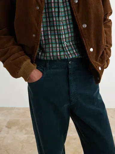 Dries Van Noten Straight-Leg Cotton-Corduroy Trousers - Men | Thumbnail 5