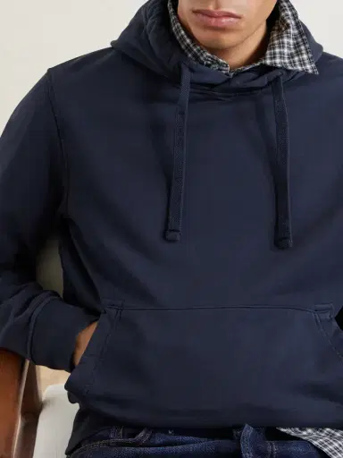 Stone Island Logo-Appliquéd Organic Cotton-Jersey Hoodie - Men | Thumbnail 5 Stone Island Logo-Appliquéd Organic Cotton-Jersey Hoodie - Men | Thumbnail 5