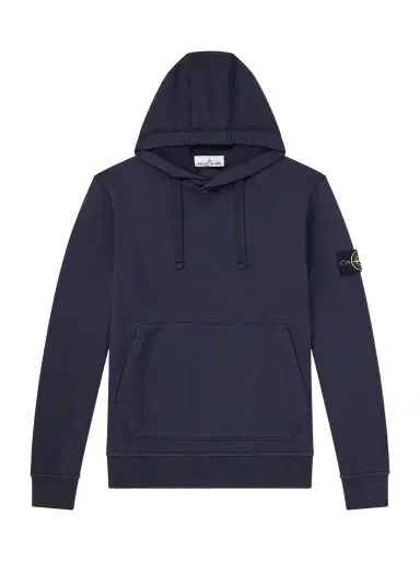Stone Island Logo-Appliquéd Organic Cotton-Jersey Hoodie - Men | Thumbnail 1 Stone Island Logo-Appliquéd Organic Cotton-Jersey Hoodie - Men | Thumbnail 1