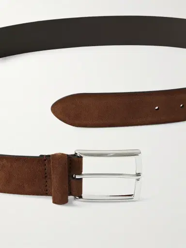Anderson's 3.5cm Suede Belt - Men | Thumbnail 2 Anderson's 3.5cm Suede Belt - Men | Thumbnail 2