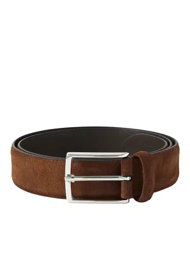 Anderson's 3.5cm Suede Belt - Men | Thumbnail 1 Anderson's 3.5cm Suede Belt - Men | Thumbnail 1