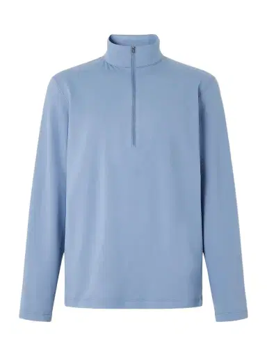 lululemon Slim-Fit Stretch Recycled-Jersey Half-Zip Top - Men | Thumbnail 1 lululemon Slim-Fit Stretch Recycled-Jersey Half-Zip Top - Men | Thumbnail 1