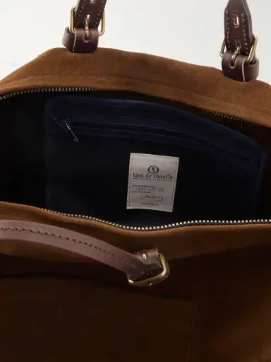 Bleu de Chauffe Voyage Leather-Trimmed Suede Weekend Bag - Men | Thumbnail 6