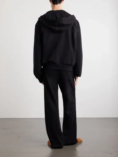 Dries Van Noten Cotton-Jersey Zip-Up Hoodie - Men | Thumbnail 4