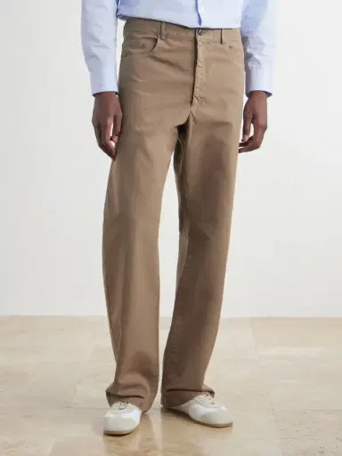 Dries Van Noten Straight-Leg Cotton Trousers - Men | Thumbnail 3
