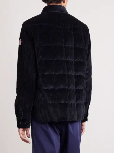 Moncler Grenoble Gelt Quilted Cotton-Blend Corduroy Down Shirt Jacket - Men | Thumbnail 4