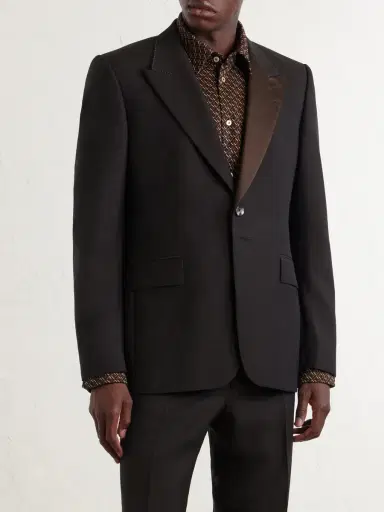 Wales Bonner Alto Virgin Wool Blazer - Men | Thumbnail 3 Wales Bonner Alto Virgin Wool Blazer - Men | Thumbnail 3