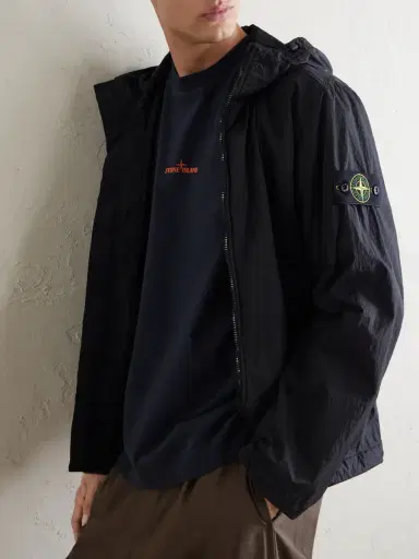 Stone Island Crinkle-Shell Hooded Jacket - Men | Thumbnail 5 Stone Island Crinkle-Shell Hooded Jacket - Men | Thumbnail 5