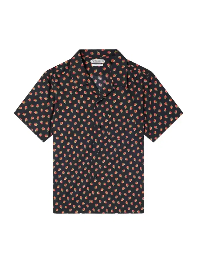 JW Anderson Camp-Collar Printed Cotton Shirt - Men