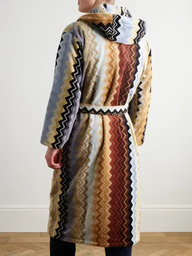 Missoni Home Giacomo Striped Cotton-Terry Hooded Robe - Men | Thumbnail 3 Missoni Home Giacomo Striped Cotton-Terry Hooded Robe - Men | Thumbnail 3