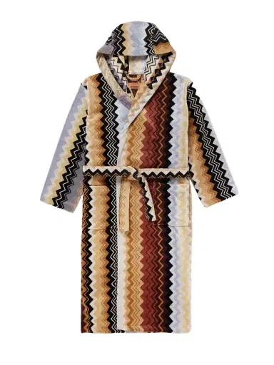 Missoni Home Giacomo Striped Cotton-Terry Hooded Robe - Men | Thumbnail 1 Missoni Home Giacomo Striped Cotton-Terry Hooded Robe - Men | Thumbnail 1