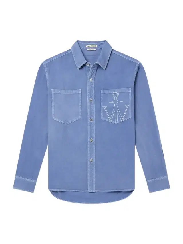 Logo-Embroidered Cotton-Twill Shirt - Men Logo-Embroidered Cotton-Twill Shirt - Men