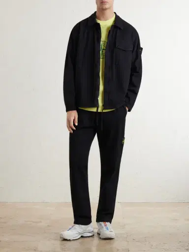 Stone Island Herringbone Cotton Overshirt - Men | Thumbnail 2 Stone Island Herringbone Cotton Overshirt - Men | Thumbnail 2