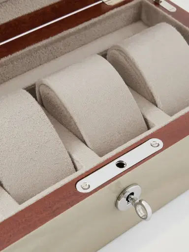 Rapport London Heritage Lacquered Cedar Four-Piece Watch Box - Men | Thumbnail 4