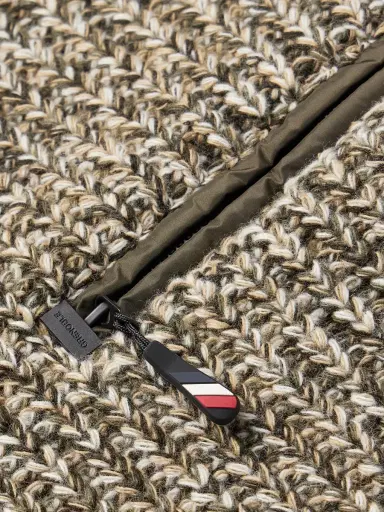 Moncler Grenoble Shell-Trimmed Virgin Wool Rollneck Sweater - Men | Thumbnail 5