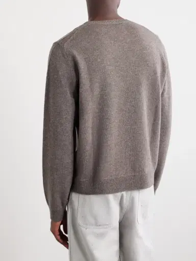 Maison Margiela Fused Brushed Virgin Wool Sweater - Men | Thumbnail 4 Maison Margiela Fused Brushed Virgin Wool Sweater - Men | Thumbnail 4