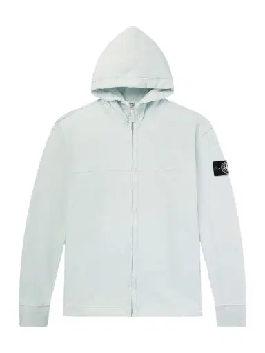 Stone Island Logo-Appliquéd Reflective Cotton-Jersey Zip-Up Hoodie - Men | Thumbnail 1 Stone Island Logo-Appliquéd Reflective Cotton-Jersey Zip-Up Hoodie - Men | Thumbnail 1