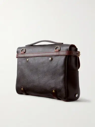 Bleu de Chauffe Eclair Full-Grain Leather Messenger Bag - Men | Thumbnail 4
