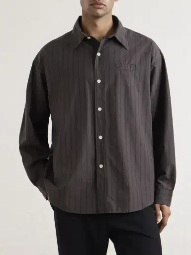 mfpen Essay Pinstriped Cotton Shirt - Men | Thumbnail 3 mfpen Essay Pinstriped Cotton Shirt - Men | Thumbnail 3