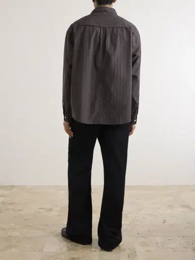 mfpen Essay Pinstriped Cotton Shirt - Men | Thumbnail 4 mfpen Essay Pinstriped Cotton Shirt - Men | Thumbnail 4